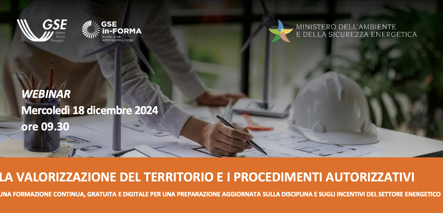 La valorizzazione del territorio e i procedimenti autorizzativi